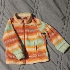 Columbia Kids' Multicolor Striped Fleece Jacket